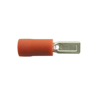 WOT-NOTS Wiring Connectors - Red - Male Slide-On - 2.8mm - Pack of 25