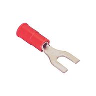 WOT-NOTS Wiring Connectors - Red - Fork - 5mm - Pack of 25