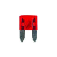 CONNECT Fuses - Auto Mini Blade - Red - 10A - Pack Of 25