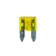 CONNECT Fuses - Auto Mini Blade - Yellow - 20A - Pack Of 25