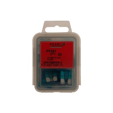 PEARL CONSUMABLES Fuses - Standard Blade - 15A - Pack Of 50