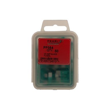 PEARL CONSUMABLES Fuses - Standard Blade - 30A - Pack Of 50