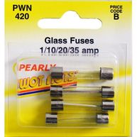 WOT-NOTS Fuses - Assorted Glass - Pack Of 4
