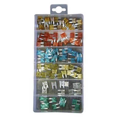 PEARL CONSUMABLES Fuses - Auto Mini Blade - Assorted - Pack Of 100