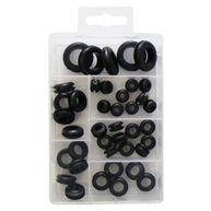 WOT-NOTS Grommets - Wiring - Assorted - Pack Of 40