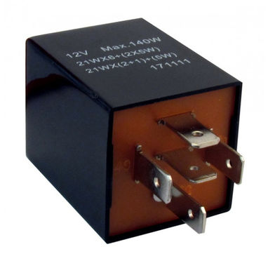 CAMBIARE Flasher Relay - 12V - 126A - 5-Pin - Bracket Type