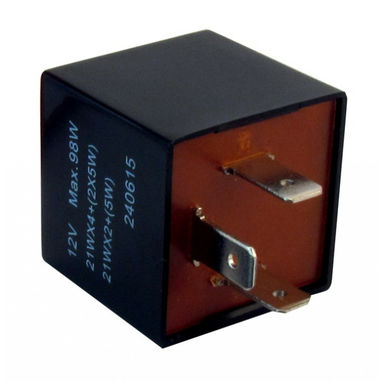 CAMBIARE Flasher Relay - 12V - 89A - 3-Pin - Plug Type