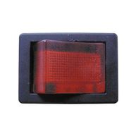 WOT-NOTS Mini Rocker Switch - Red Illuminated