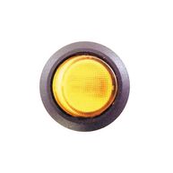 WOT-NOTS Mini Round Switch - Amber Illuminated