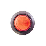 WOT-NOTS Mini Round Switch - Red Illuminated