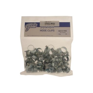 JUBILEE Junior Clips M/S 15-17mm - Pack of 50