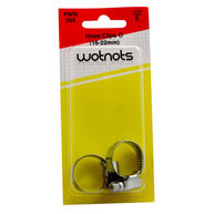 WOT-NOTS Hose Clips M/S O 16-22mm - Pack of 2