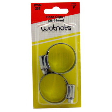 WOT-NOTS Hose Clips M/S 1 25-35mm - Pack of 2