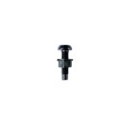 CONNECT Number Plate Screws & Nuts - Black - No.6 x 1in. - Pack Of 100