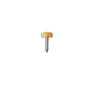 CONNECT Number Plate Screws - Yellow - No.8 x 3/4in. - Pack Of 100
