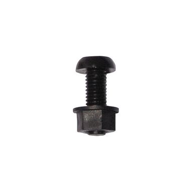PEARL CONSUMABLES Number Plate Screws & Nuts - Black - Pack of 50