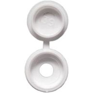 WOT-NOTS Number Plate Plastic Caps - White