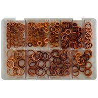 CONNECT Copper Washers - Metric - Assorted - Box Qty 360
