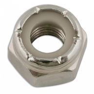 CONNECT Steel Nyloc Nuts - 7/16in. UNF - Pack Of 50