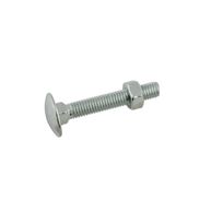 CONNECT Coach Bolts & Nuts - 6mm x 40mm - Pack Of 100 Pairs