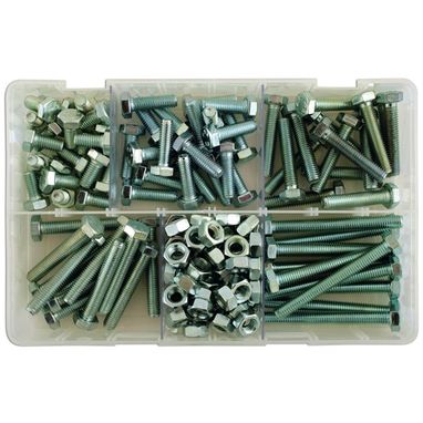 CONNECT Set Screws & Nuts - M8 - Assorted - Box Qty 154