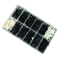 CONNECT Box Of Plastic Rivets - Assorted - Pack Of 235