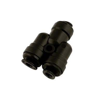 CONNECT Hose Connector - 2 Way Divider Push-Fit - 6.0mm - Pack Of 5