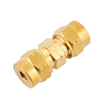 CONNECT Pipe Connector - Straight Brass - 10.0mm - Pack Of 5