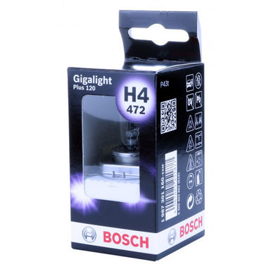 BOSCH Headlamp Halogen - 12V 60/55W P43t - Gigalight Plus 120