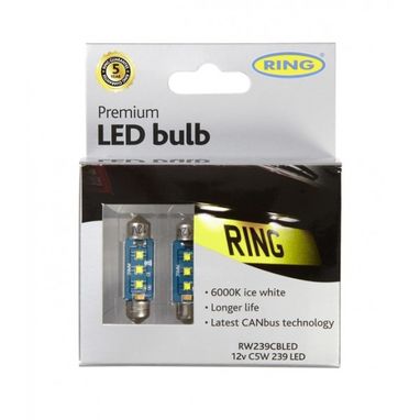 RING LED Bulb - 12V C5W 6000K-LED - Long Life