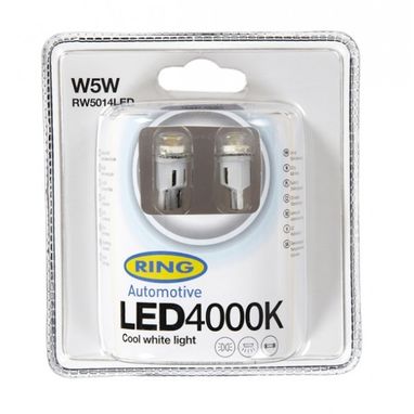 RING LED Bulb - 12V W5W 4000K-LED - White
