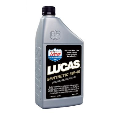 LUCAS OIL Fully Synthetic 5W40 Motor Oil 1 Litre