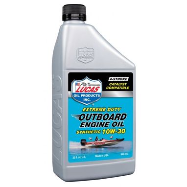 LUCAS OIL 10W30 Fully Synthetic Outboard Engine Oil - 946ml