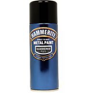 HAMMERITE Direct To Rust Metal Paint - Hammered Black - 400ml