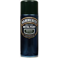 HAMMERITE Direct To Rust Metal Paint - Smooth Dark Green - 400ml
