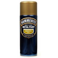 HAMMERITE Direct To Rust Metal Paint - Smooth Gold - 400ml