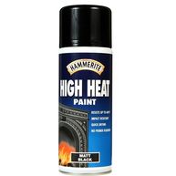 HAMMERITE High Heat Paint Aerosol - Matt Black - 400ml