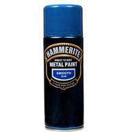 HAMMERITE Direct To Rust Metal Paint - Smooth Blue - 400ml