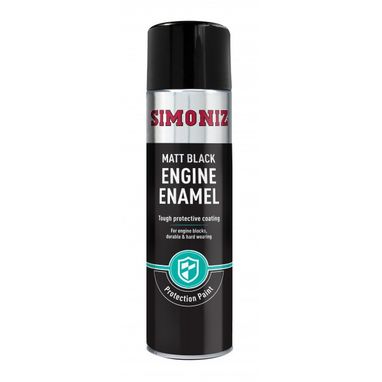 SIMONIZ Black Matt Engine Enamel - 500ml
