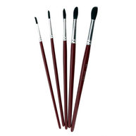 COTTAM BRUSH Touch-Up Paint Brushes - Assorted Sizes - Pack of 5