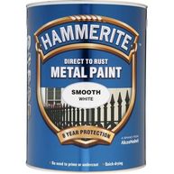 HAMMERITE Direct To Rust Metal Paint - Smooth White - 5 Litre