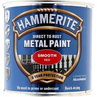 HAMMERITE Direct To Rust Metal Paint - Smooth Red- 250ml
