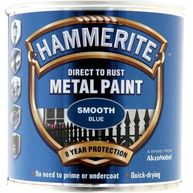 HAMMERITE Direct To Rust Metal Paint - Smooth Blue - 250ml