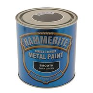 HAMMERITE Direct To Rust Metal Paint - Smooth Green - 250ml