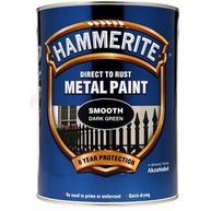 HAMMERITE Direct To Rust Metal Paint - Smooth Dark Green - 5 Litre