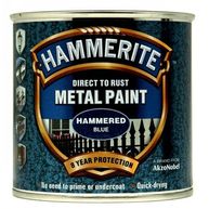 HAMMERITE Direct To Rust Metal Paint - Hammered Blue - 250ml