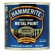 HAMMERITE Direct To Rust Metal Paint - Smooth Muted Clay - 250ml