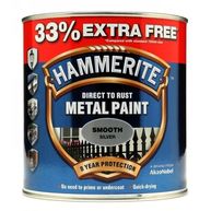 HAMMERITE Direct To Rust Metal Paint - Smooth Silver - 750ml +33% EF