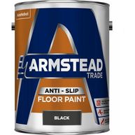 ARMSTEAD Anti Slip Floor Paint - Black - 5 Litre