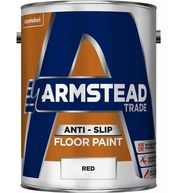 ARMSTEAD Anti Slip Floor Paint - Red - 5 Litre